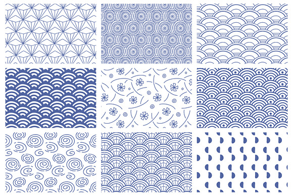 36 Japanese Seamless Vector Patterns in Patterns - product preview 13
