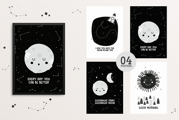 Solar System - Cute Characters in Illustrations - product preview 3