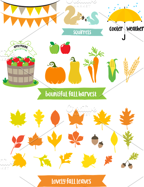 Fall Autumn Designs in Illustrations - product preview 8