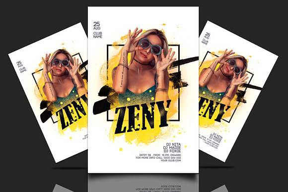 Guest DJ Party Flyer  in Flyer Templates - product preview 1