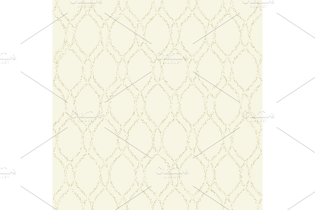 Geometric Seamless Vector Golden in Patterns - product preview 8