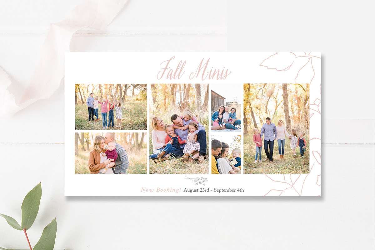 Fall Minis Facebook Cover Template in Social Media Templates - product preview 8