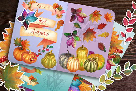Autumn harvest clipart in Illustrations - product preview 2