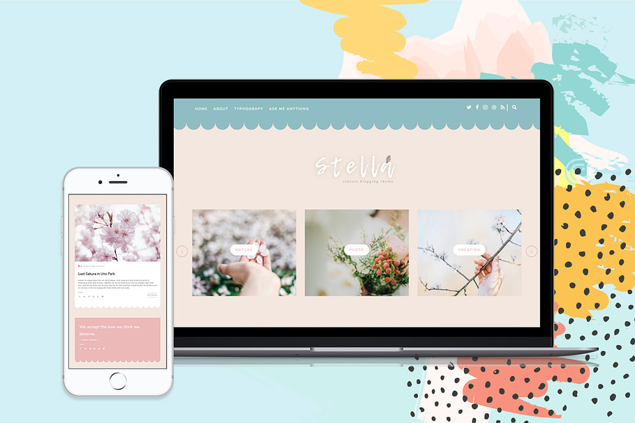 Stella Tumblr Theme in Tumblr Themes - product preview 2