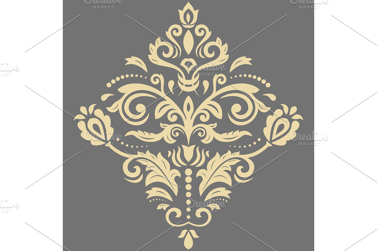 Oriental Abstract Vector Golden in Patterns - product preview 8
