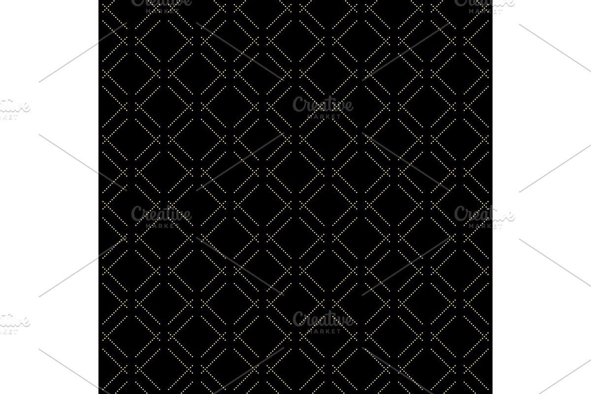 Modern Vector Seamless Golden in Patterns - product preview 8