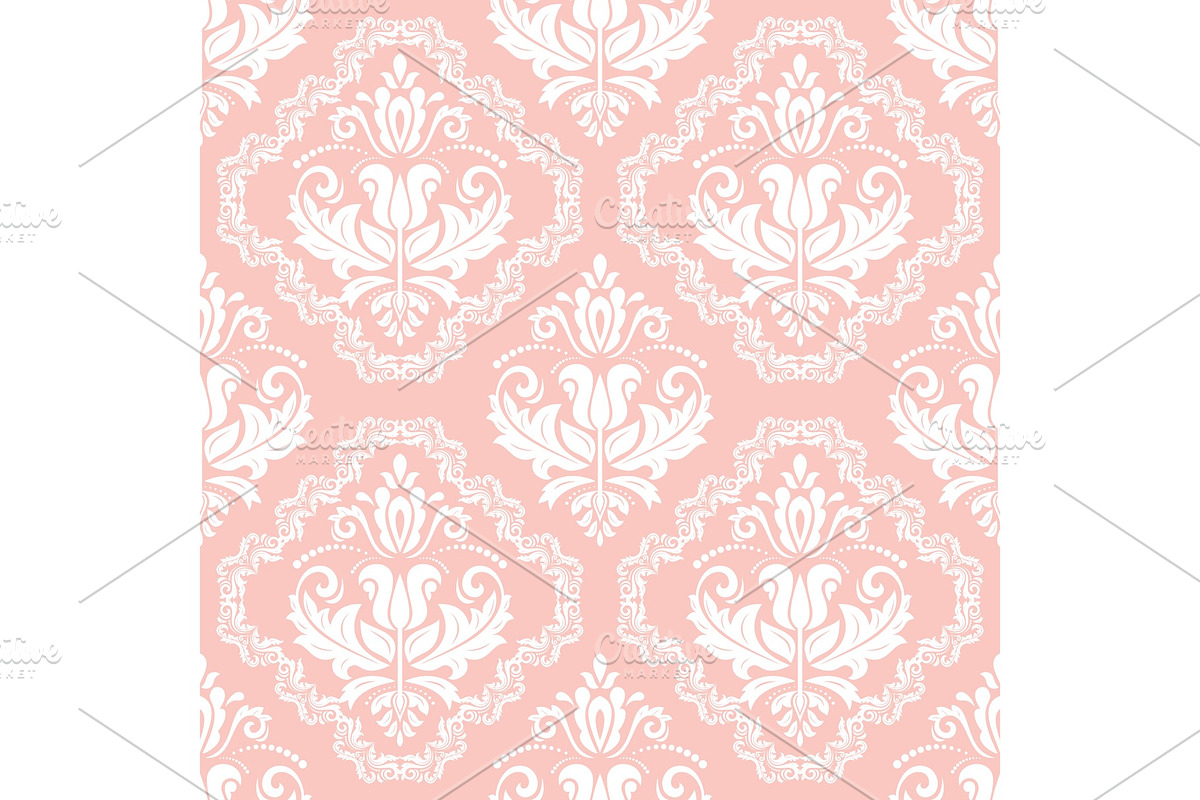 Classic Seamless Vector White in Patterns - product preview 8