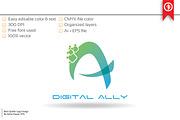 Creative Digital Logo Template
