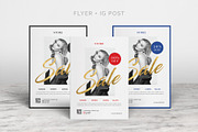 Fashion Sale Flyer + Instagram