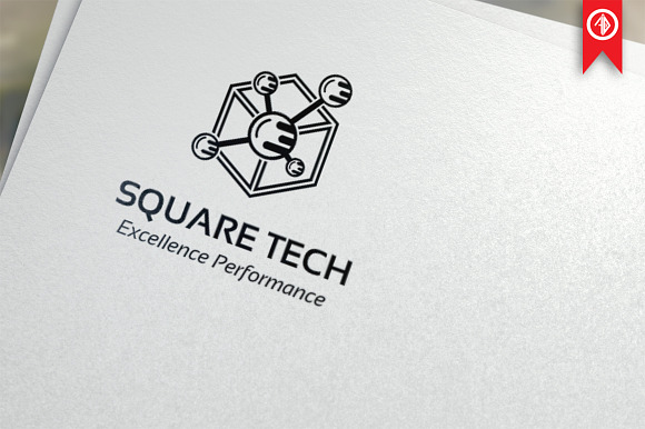 Atom Technology Logo Template in Logo Templates - product preview 4
