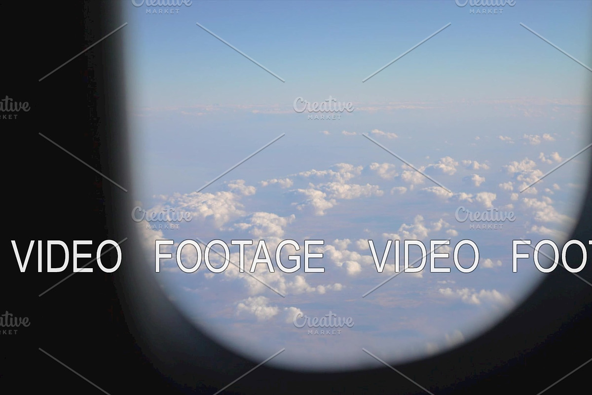 View to the clouds and land from in Graphics - product preview 8