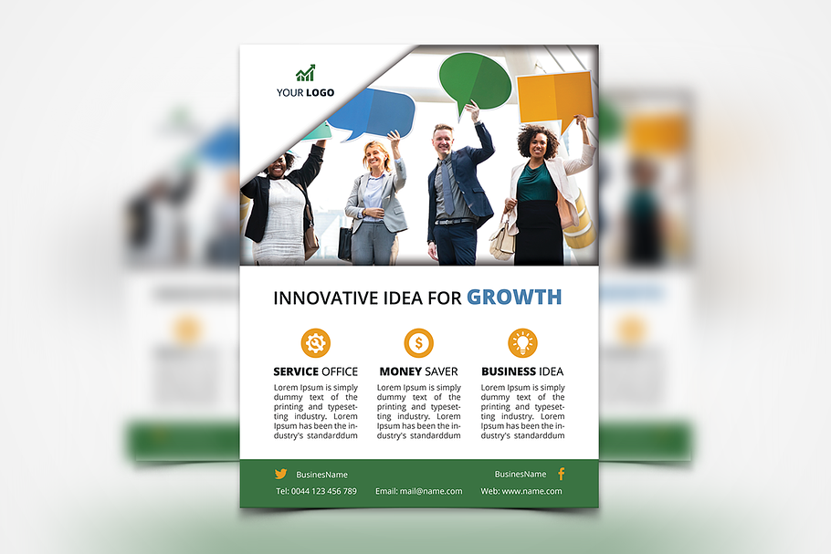 Business Flyer in Flyer Templates - product preview 8
