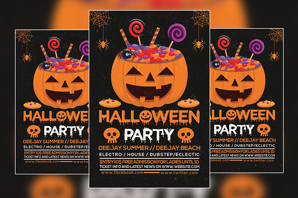 Halloween Flyer in Flyer Templates - product preview 1