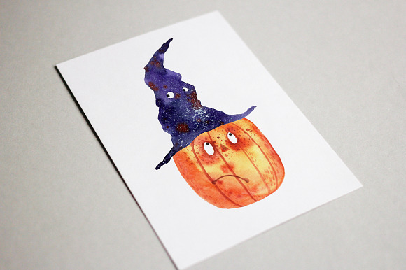 The Mad Halloween - Watercolor Set in Illustrations - product preview 10