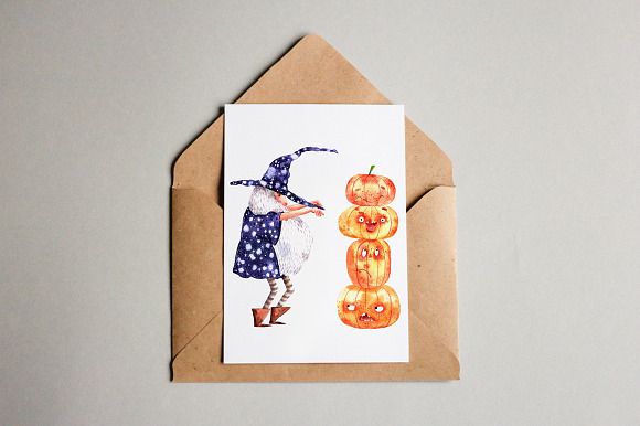 The Mad Halloween - Watercolor Set in Illustrations - product preview 11