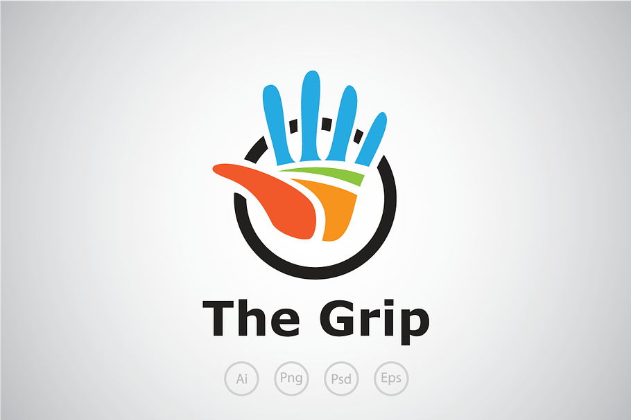 Hand Grip Logo Template in Logo Templates - product preview 8