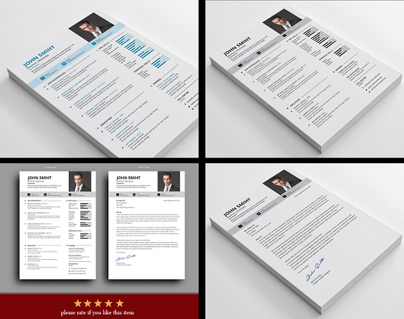 Resume in Resume Templates - product preview 2