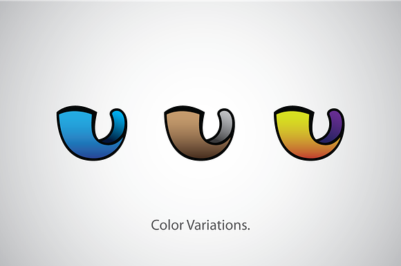 Letter U Ribbon Logo Template in Logo Templates - product preview 3