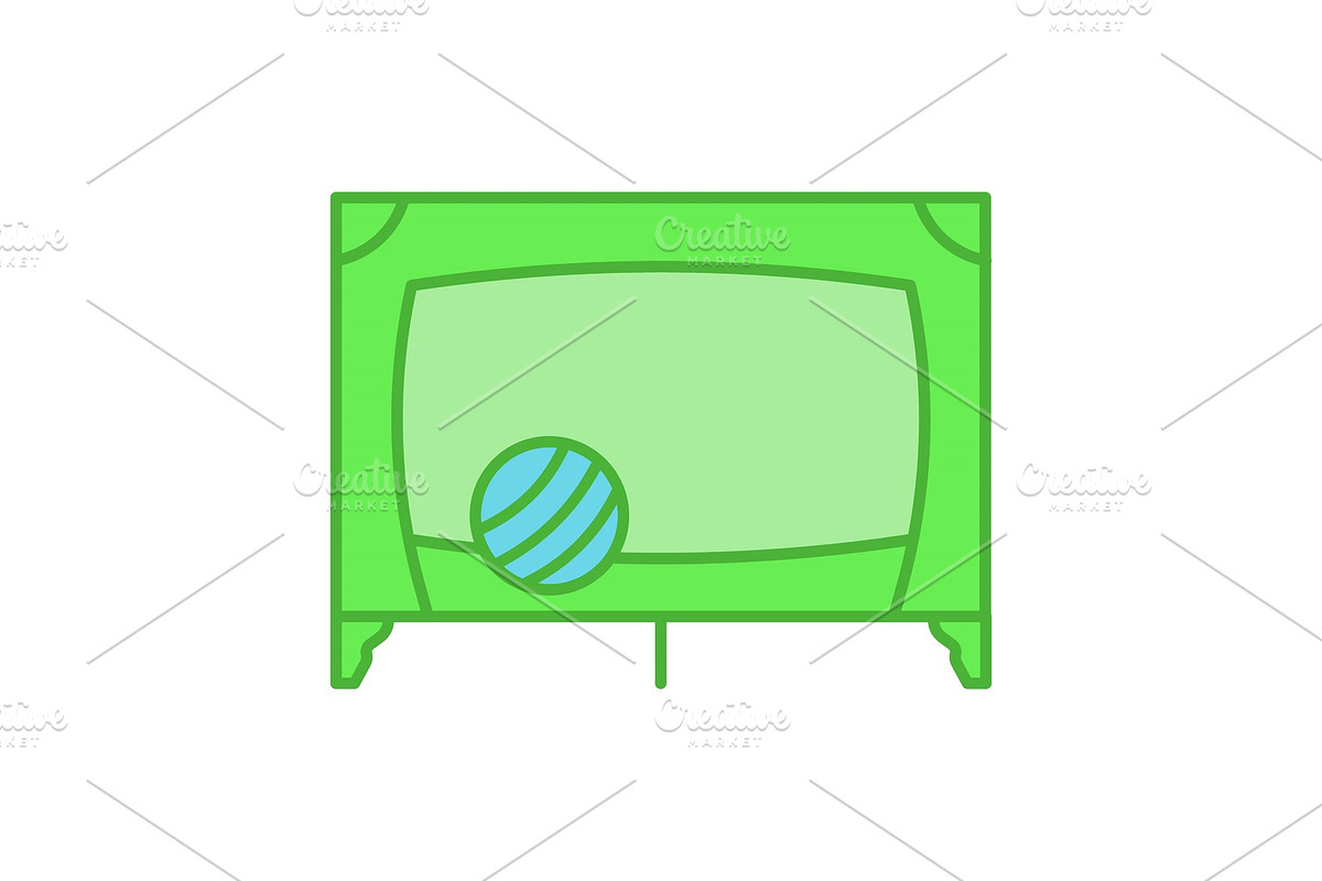 Playpen color icon in Graphics - product preview 8