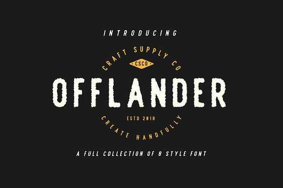 Offlander - Font Family in Sans-Serif Fonts - product preview 3