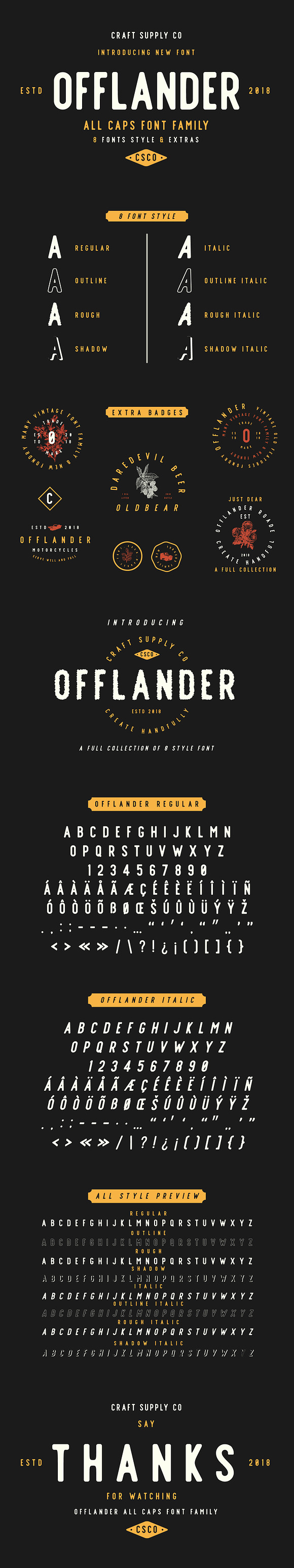 Offlander - Font Family in Sans-Serif Fonts - product preview 8