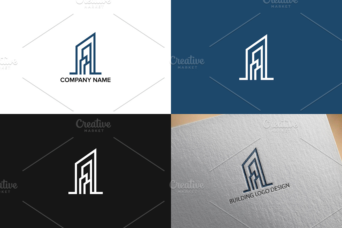 Building logo design in Logo Templates - product preview 8