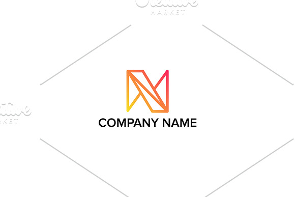 Letter N logo design in Logo Templates - product preview 1