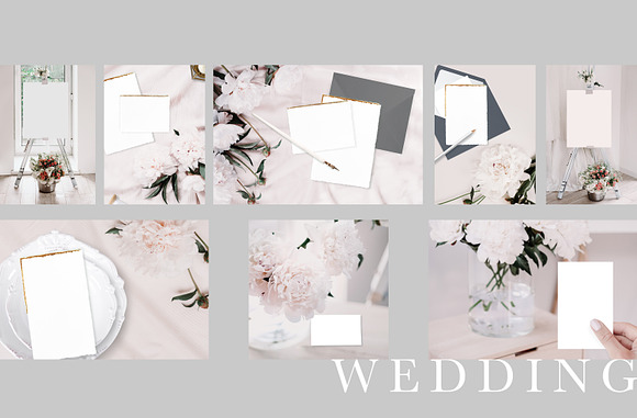 WEDDING BUNDLE. PHOTOS+MOCKUPS in Instagram Templates - product preview 35