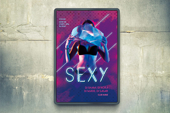 Sexy Party Flyer  in Flyer Templates - product preview 4