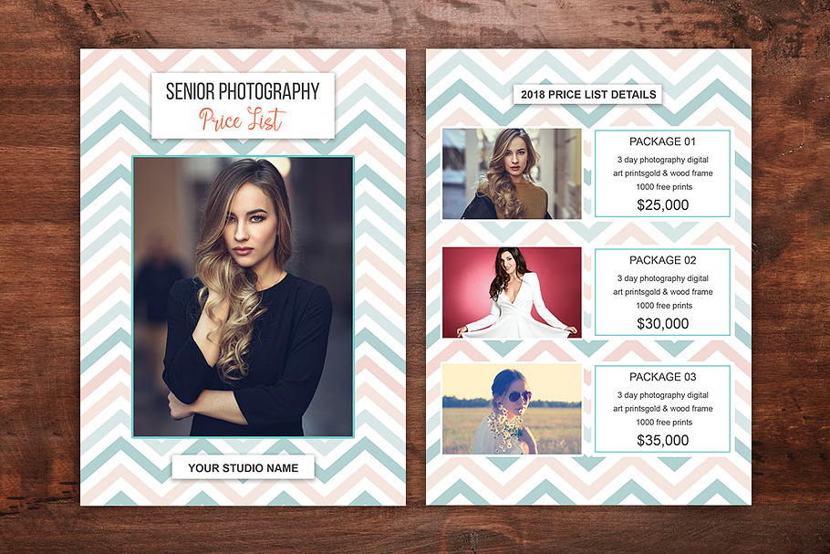 Photography Price List Template in Flyer Templates - product preview 8