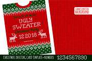Ugly Sweater Х-mas Party Invite GR