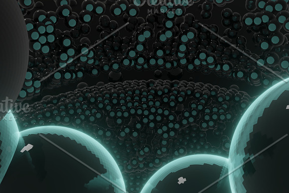 Abstract Particles Backgrounds in Textures - product preview 5