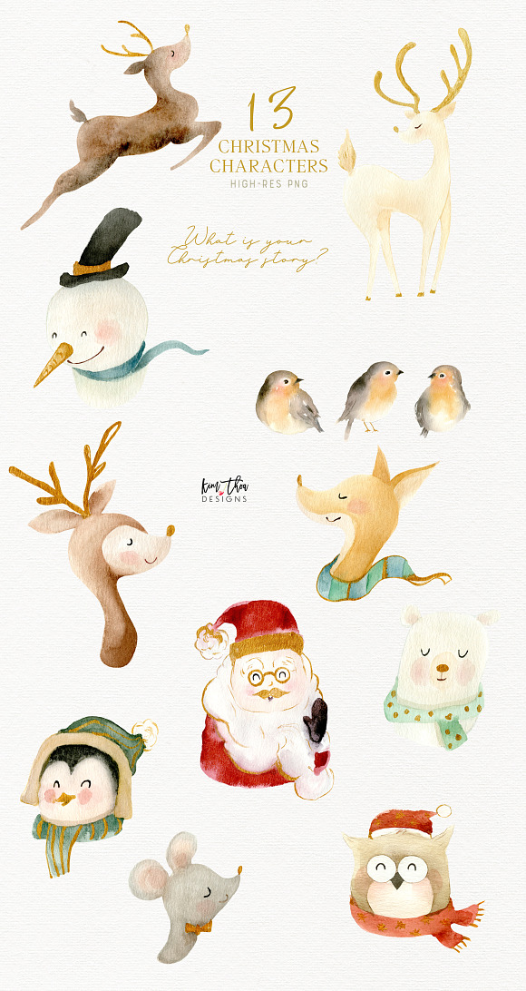 Gold Christmas Collection in Illustrations - product preview 1