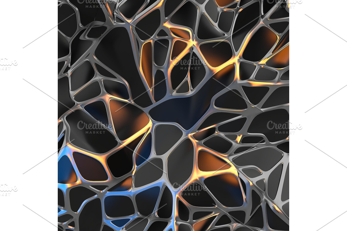 Abstract 3d rendering of chaotic in Illustrations - product preview 8