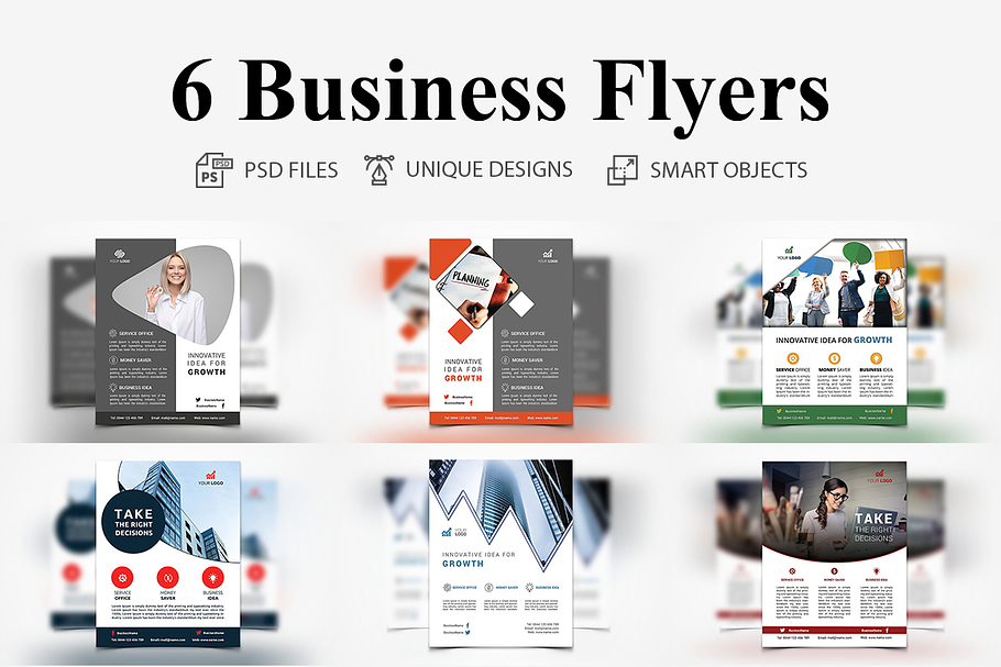 Business Flyers in Flyer Templates - product preview 8