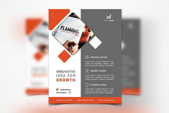 Business Flyers in Flyer Templates - product preview 2