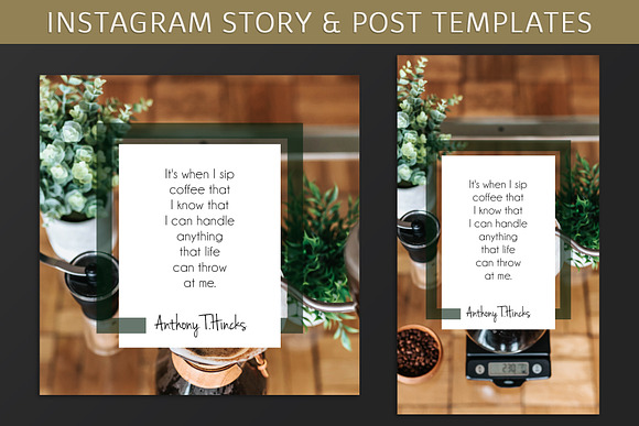 Instagram Post & Story Templates in Instagram Templates - product preview 1
