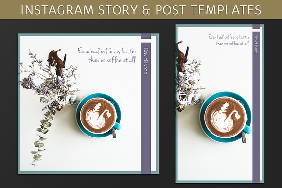 Instagram Post & Story Templates in Instagram Templates - product preview 2