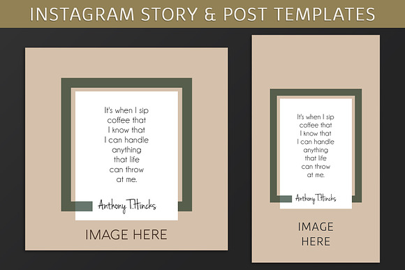 Instagram Post & Story Templates in Instagram Templates - product preview 18