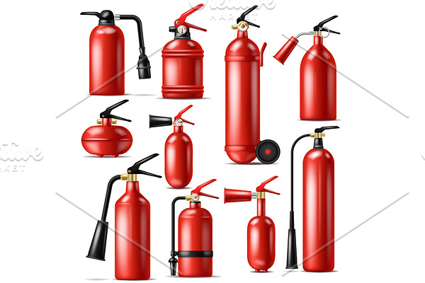 Fire extinguisher vector protection