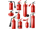 Fire extinguisher vector protection