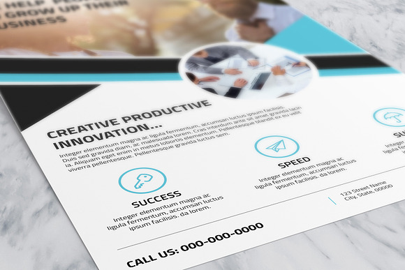 Clean Business Flyer in Flyer Templates - product preview 3