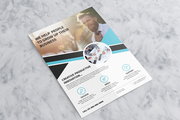 Clean Business Flyer in Flyer Templates - product preview 4
