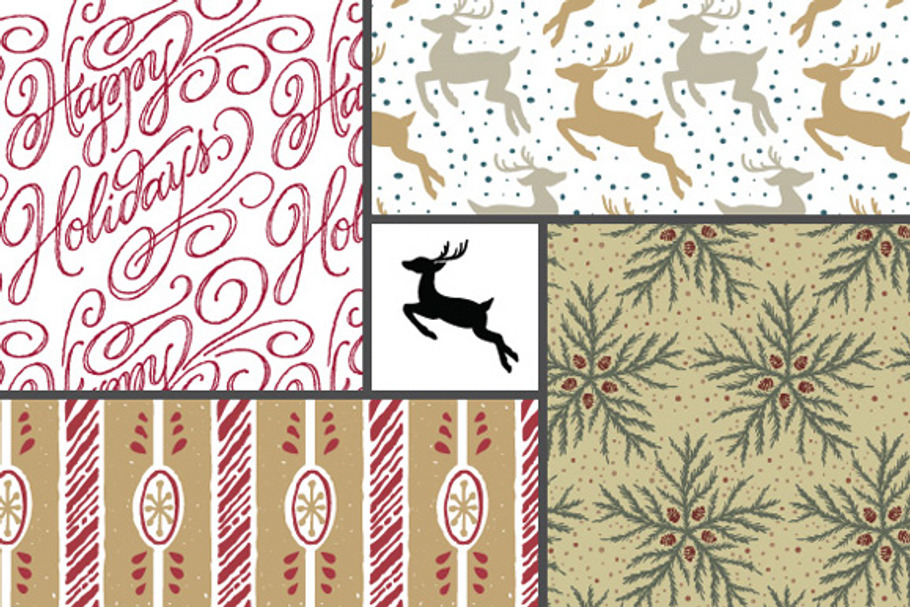 Winter Wallflowers in Patterns - product preview 8