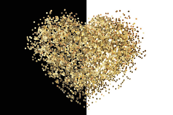 PNG Brush Stokes, Gold Glitter in Textures - product preview 4