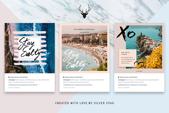 CANVA Instagram Hand-Drawn Posts in Instagram Templates - product preview 5