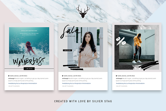 CANVA Instagram Hand-Drawn Posts in Instagram Templates - product preview 7