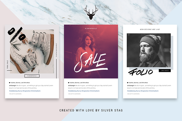 CANVA Instagram Hand-Drawn Posts in Instagram Templates - product preview 9