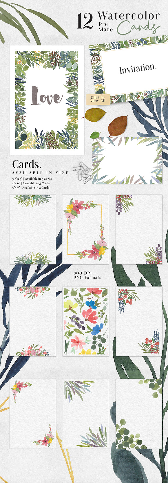 Ofi Watercolor Design Set in Illustrations - product preview 3
