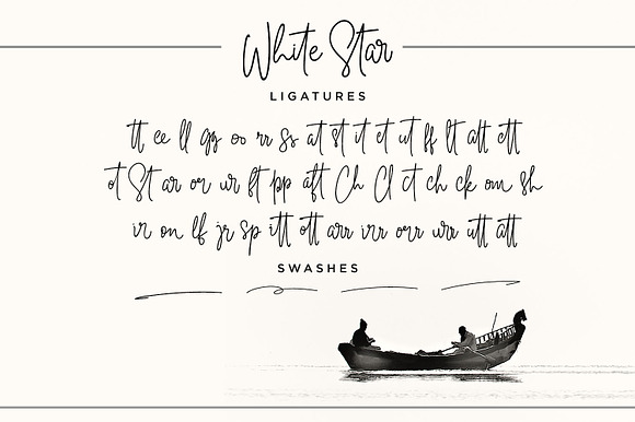 White Star - Chic Handwritten Font in Script Fonts - product preview 1